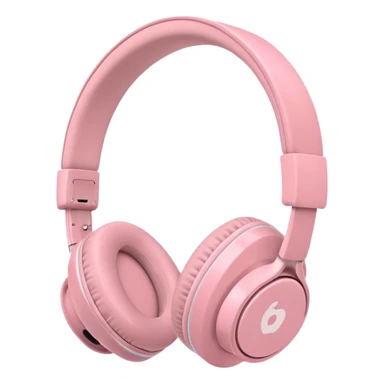 Casque bluetooth Apple rose pastel sticker