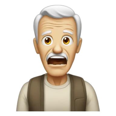 old-man-yelling-at-canva sticker
