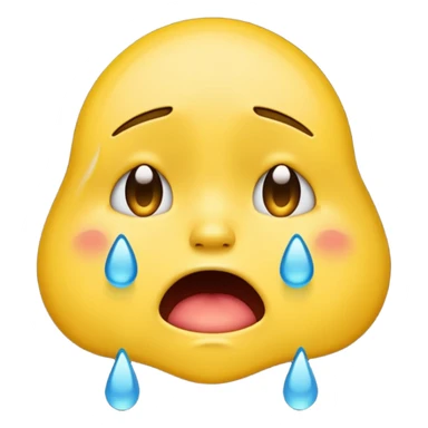Loudly Crying Face emoji sticker