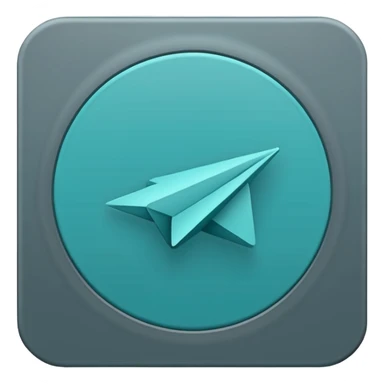 Minimalist outline icon, monoline style, thin clean contour, no shading, no gradients, transparent background, vector style, centered composition, flat design, elegant, premium, modern, Telegram emoji style, color palette: aqua teal #40B2D6 and slate gray #2F3B3E, no text, no background, 512x512 sticker