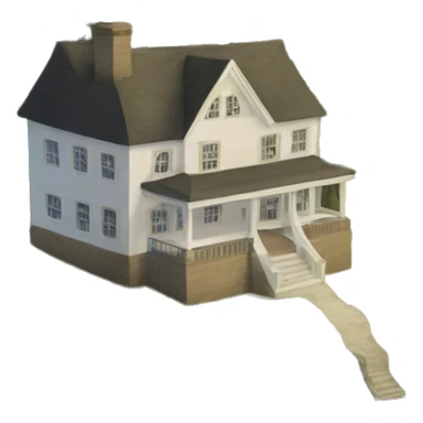 The house on the hill sticker