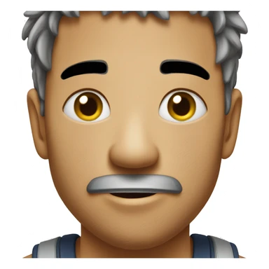 Sweating face￼ sticker