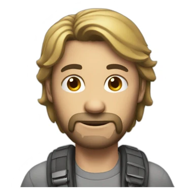 Man-Play-video-game sticker