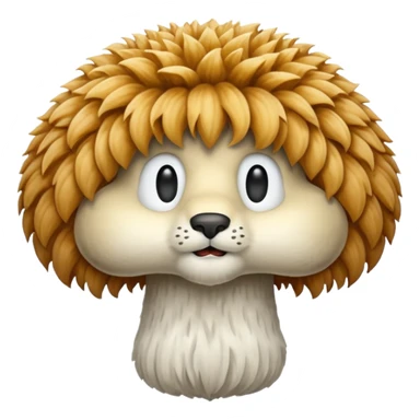 lion's mane mushroom sticker