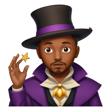 kendrick lamar as a magician sticker