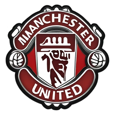 Manchester United logo sticker