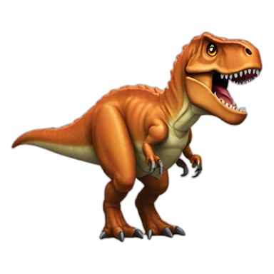 8-bit t-rex sticker