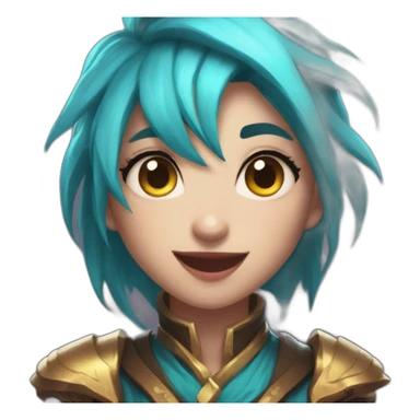 jinx from league of legends sticker