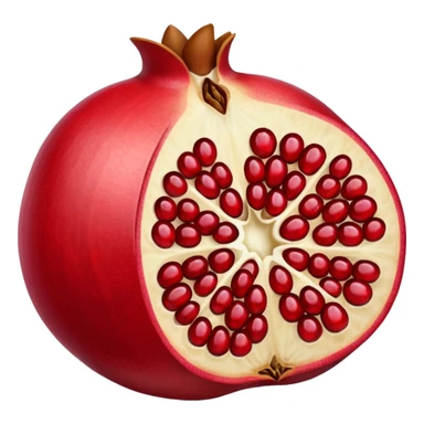 Half Open Pomegranate sticker