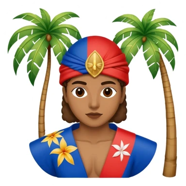 colibris , drapeau de la martinique,Plamier,corail sticker