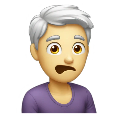 procrastinating-mood sticker