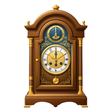 grandfather clock sticker