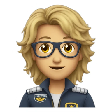 pilot robin aicraft nice glasses sticker