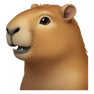 CAPIBARA, CLEVER sticker