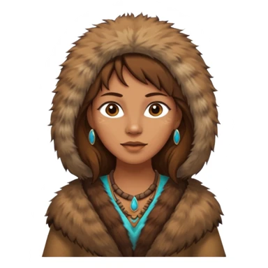 stone age woman sticker