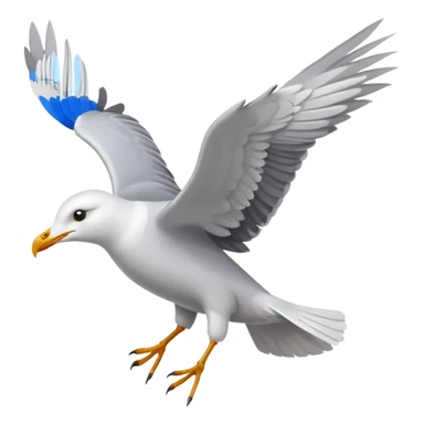 Seagull
Apple emoji style. sticker