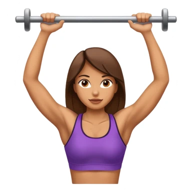woman doing pull up sticker