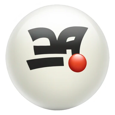 7 cue ball sticker