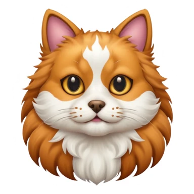 Cat mixed with a dog sticker