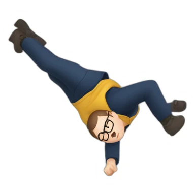 Ben Mitchell falling in a well sticker