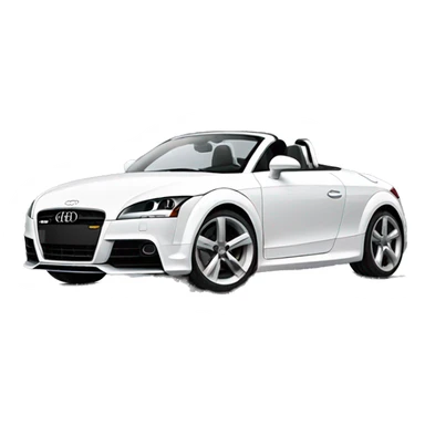 audi tt convertible, lateral view  sticker