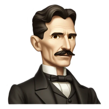 nikola tesla deal with it sticker