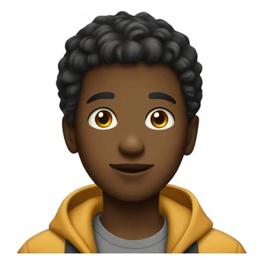 boy in city night sticker