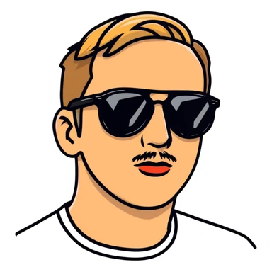 Ryan gosling in raybans sticker