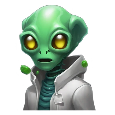 alien doctor scifi roguelike rpg style inspired by slay thee spire sticker