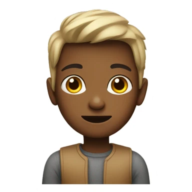 a boy whetish coloured skin sticker