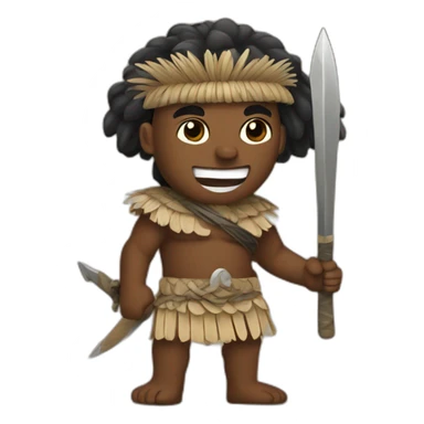 Fijian Warrior sticker