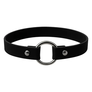 emo black choker sticker