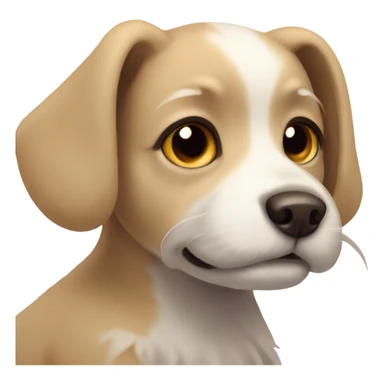 Super little tiny cute dog sticker