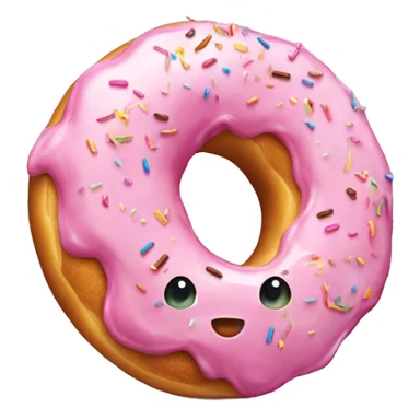 donut vainilla sticker