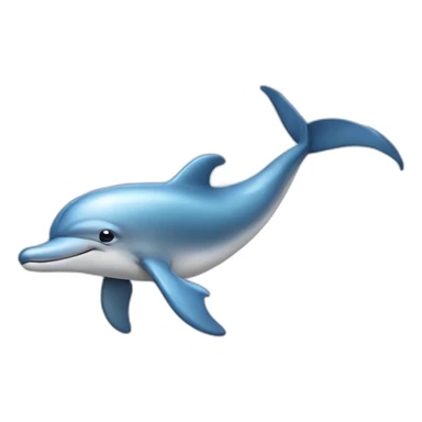 dolphin with wings sticker