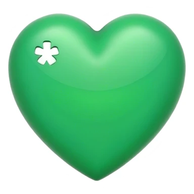 Coeur vert riviera sticker