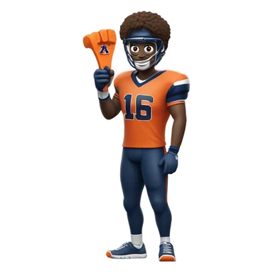 Auburn University super sports fan sticker