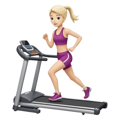 Create a clean girl treadmill sticker