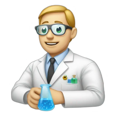 data driven lab sticker