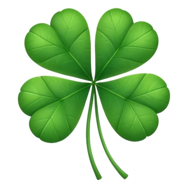 clover with 5 leaves sticker