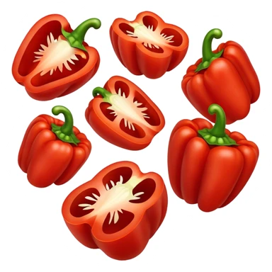sliced bell pepper sticker