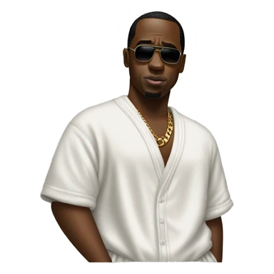Puff daddy in loungewear sticker