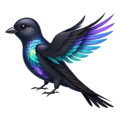 черная ласточка sticker