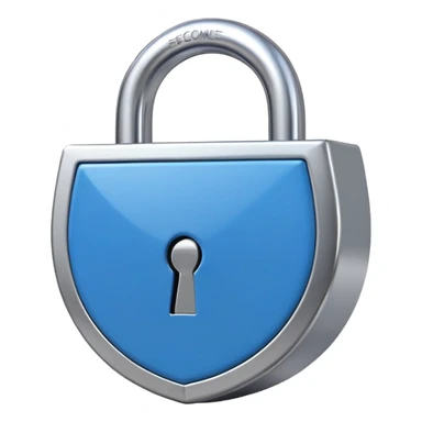 secure website with padlock sticker