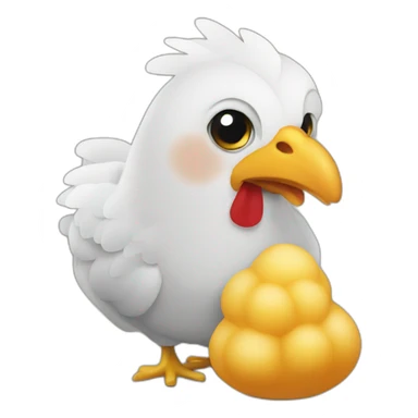 chicken and nuget sticker