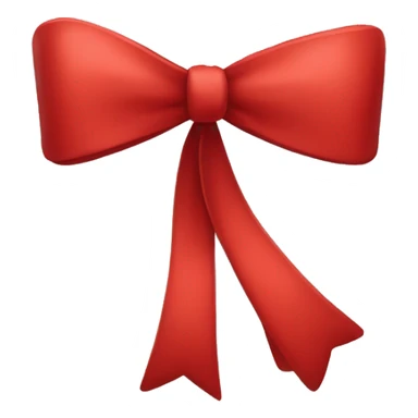 Big red bow  sticker