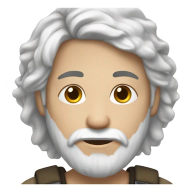 boy shepherd whit white skin and bear sticker