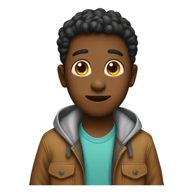 a boy who walk sticker