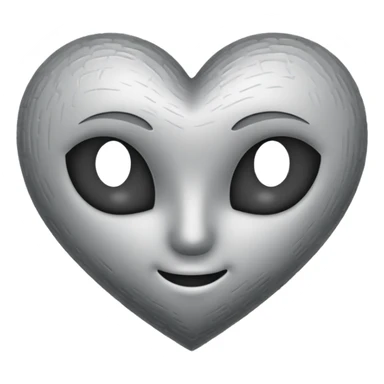 pencil style draw heart sticker