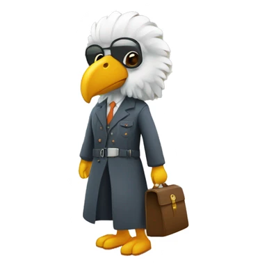 Condor vestido como turista sticker